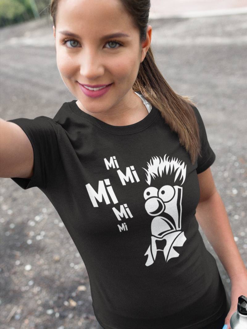 Mimimi Mi Mr Beaker Satire Parodie Sprüche Spruch Comedy Spaß Lustig Feier Party Urlaub Arbeit Fun Freizeit Girlie Damen Lady T-Shirt von artSHIRT24