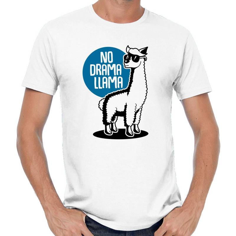 No Drama Llama Lama Alpaca Alpaka Cool Quote Sprüche Spruch Comedy Spaß Lustig Feier Party Urlaub Arbeit Geek Nerd Geschenkidee Fun T-Shirt von artSHIRT24