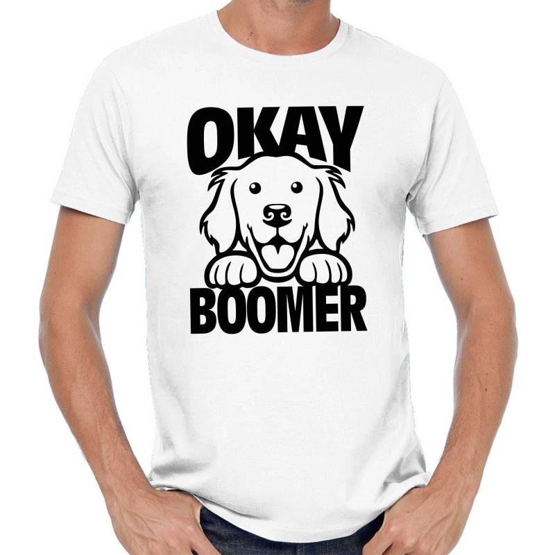 Okay Boomer Ok Generation Gen Z Meme Hund Dog Alt Comedy Spaß Fun Lustig Witzig Jugend Teenie Trend Geschenkidee Cool Sprüche Spruch T-Shirt von artSHIRT24