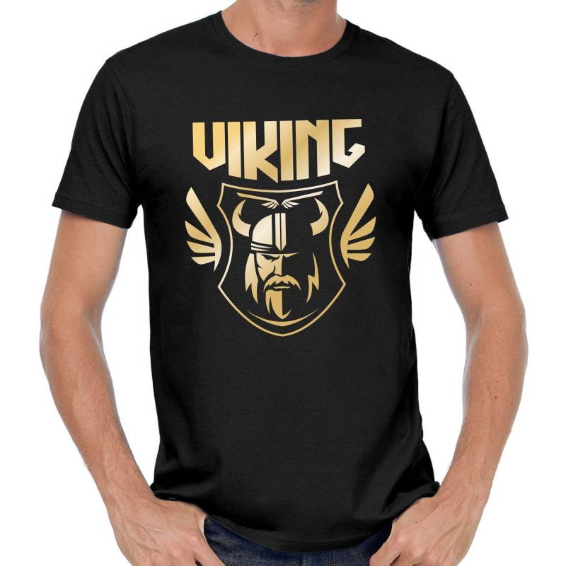 Viking Vikings Wikinger Valhalla Valhall Walhalla Walhall Altnordisch Odin Thor Nordisch Nordic North Germanen Götter Beard Krieger T-Shirt von artSHIRT24