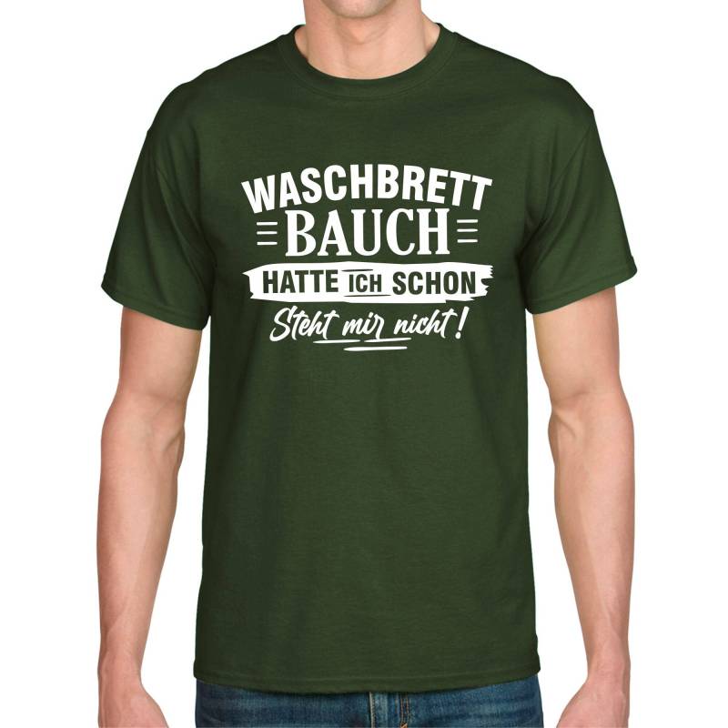 Waschbrettbauch Hatte Ich Schon Steht Mir Nicht Waschbrett Bauch Spruch Sprüche Spaß Lustig Humor Fitness Gym Fun Geschenk Comedy T-Shirt von artSHIRT24