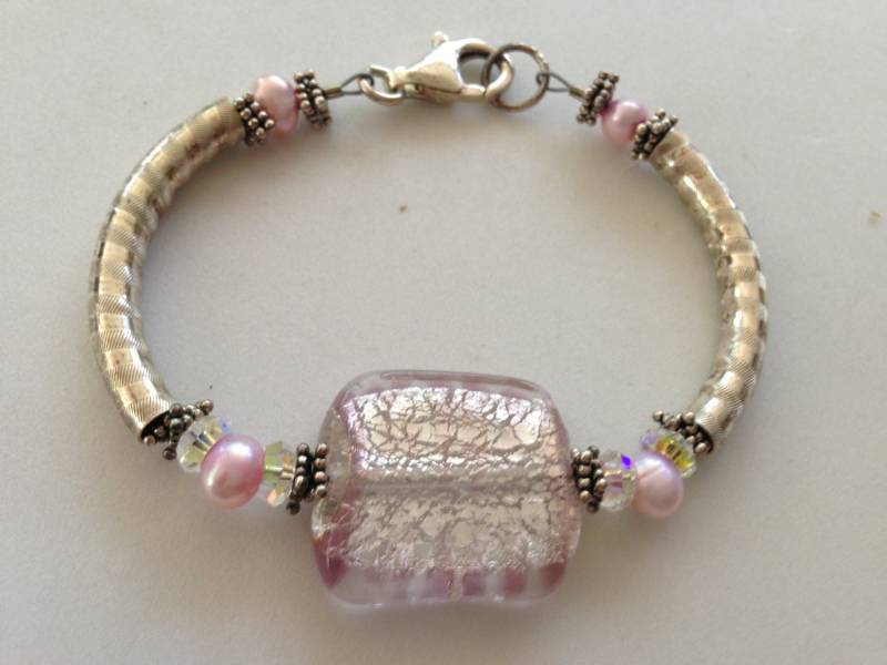 Fee Zahnseide Silber Geschwungene Bar Armband Fee Zahnseide Silber Geschwungene Bar Armband von artandsouldesigns