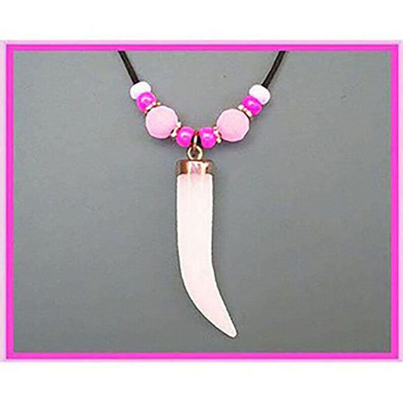 Halskette. Rosenquarz Stein Anhänger Auf Schwarzer Baumwollkordel. Passende Perlen. Verstellbare Länge Halsreif Bis Lang. Fördert Liebe Und Romantik von artbynonya