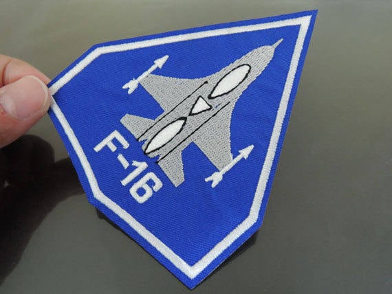 Air Force Patches - Aufnäher Oder Patch Airforce F-16 Großer Bestickter Verzierung von artcraft32