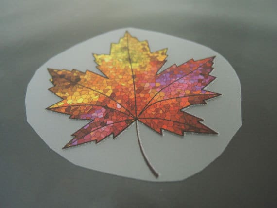 Eisen Auf Transfer - Vinyl Sheets Wärme Übertragung Blatt Ahorn Herbst Urlaub Muster Zum Aufbügeln von artcraft32