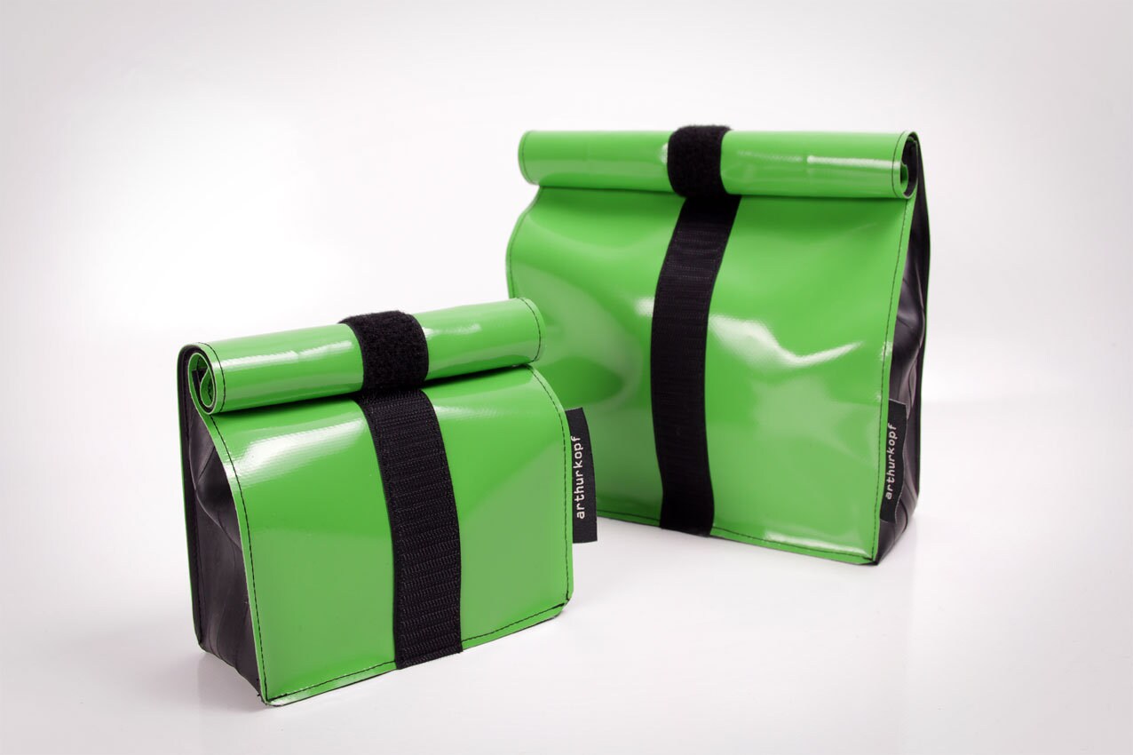 2Er Set Qltourbag Aus Plane Und Fahrradschlauch von arthurkopf