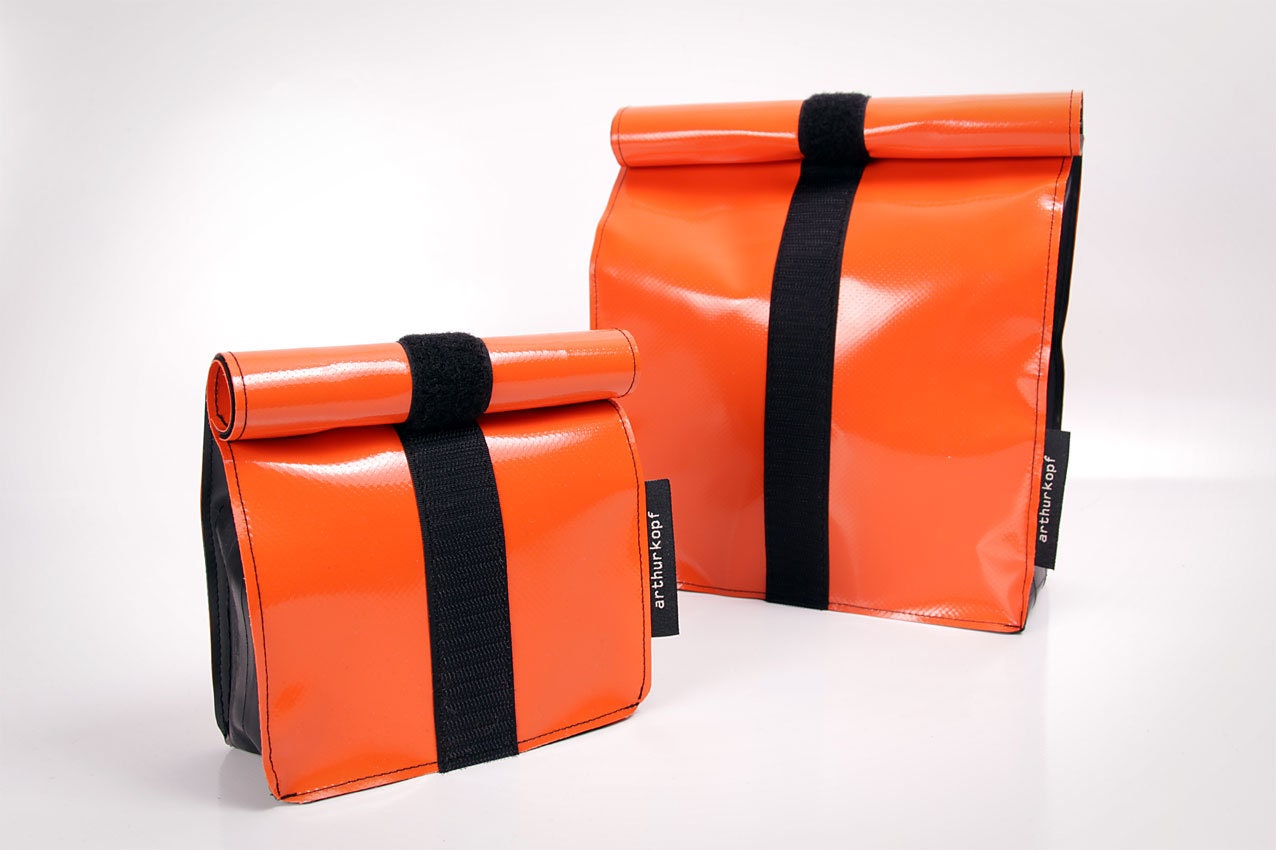 2Er Set Qltourbag Aus Plane Und Fahrradschlauch von arthurkopf