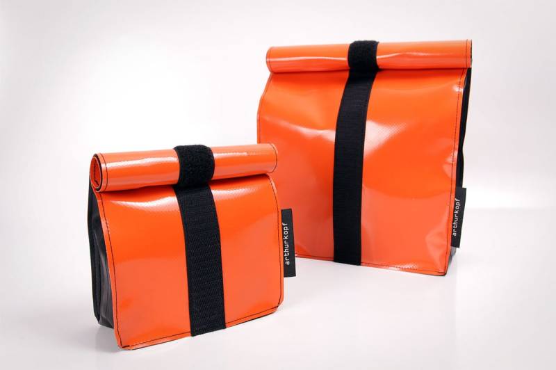 2Er Set Qltourbag Aus Plane Und Fahrradschlauch von arthurkopf