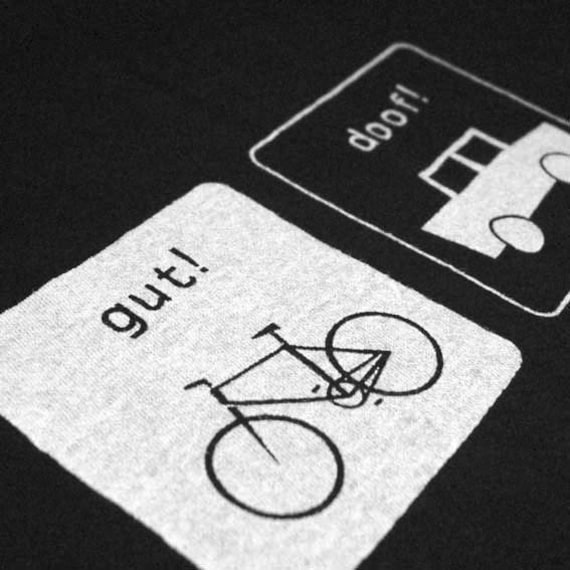 Shirt Fahrrad Gut - Auto Doof von arthurkopf