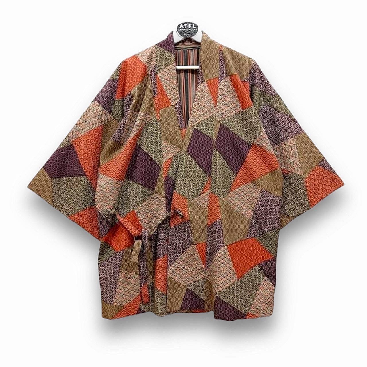 Vintage Reversible Sashiko Muster Kimono Haori Floral Noragi Hanten Jinbei Stickerei Japanisch Traditionelle Größe M-L Vintage Reversible Sashiko Muster Kimono Haori Floral Noragi Hanten Jinbei Stickerei Japanisch Traditionelle Größe M-L von artificiallaboratory