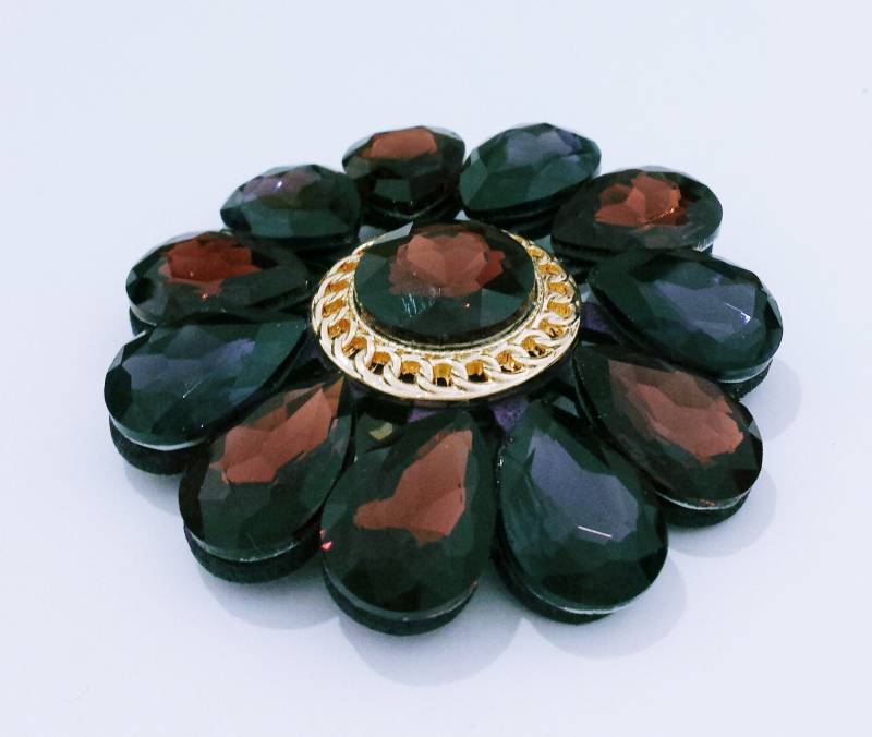 Magnet Brosche Mit Kristallen von artincartogioielli