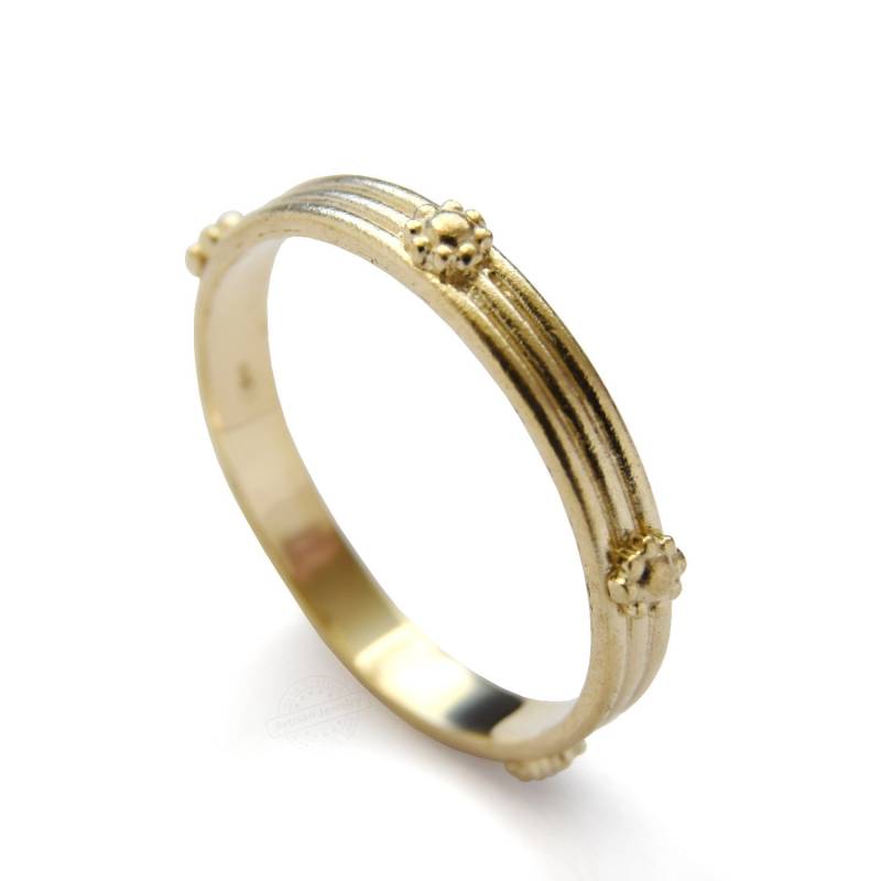 Floral Goldener Ehering von artisaneffect