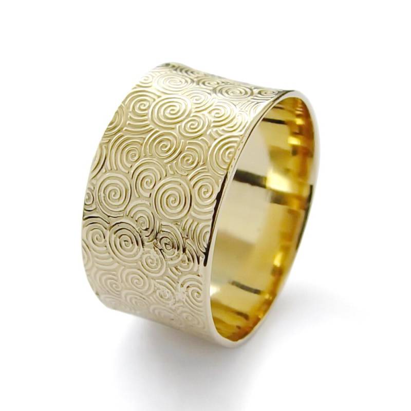 Spiral Ehering Gold von artisaneffect