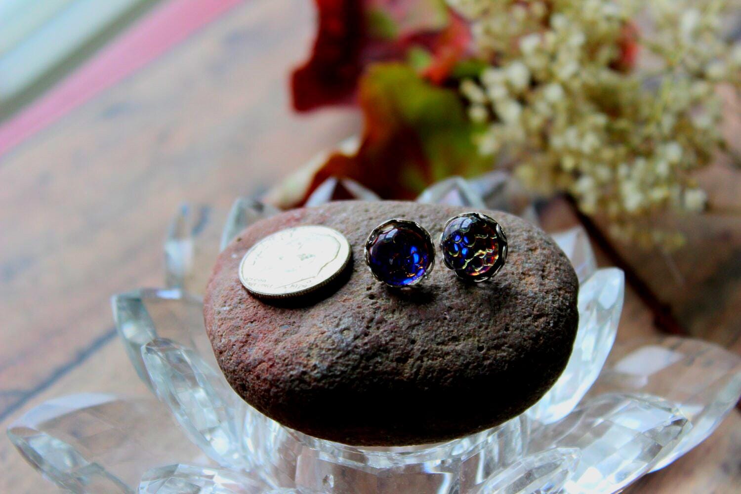 Drachenhaut Ohrringe, Drachen Ohrstecker, Herbst Geschenke, Schulanfang, Geschenke Unter 30, 9 Mm Mittelalter Hochzeiten, Cosplay von artistiquejewelry