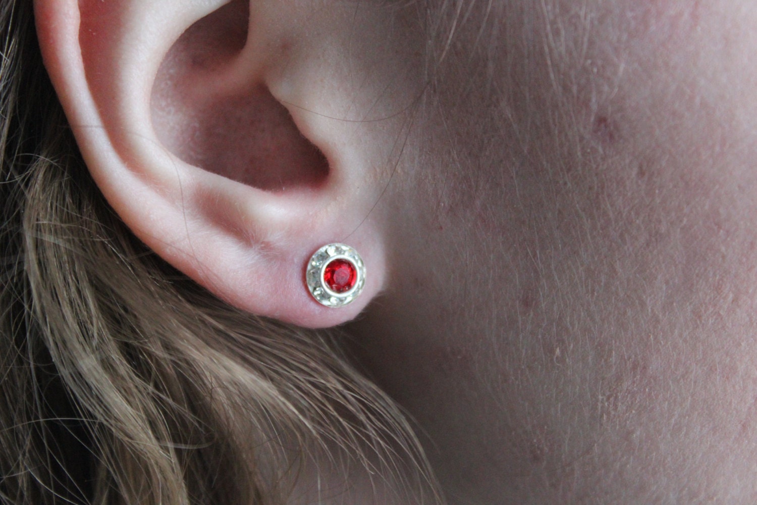 Kleine Halo Ohrringe, Ohrstecker, Usa Verkäufer Shipper, Hochzeit, Funkeln Jewelrycore, Herbst Geschenke, Weihnachtsgeschenke von artistiquejewelry