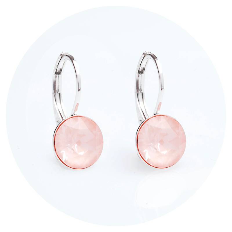 Artjany Ohrringe Mit Swarovski Kristallen in Flamingo Ignite von artjany