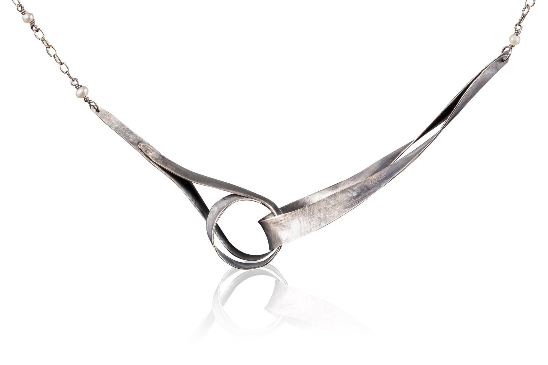 Silber Knoten Halskette von artjewelsz