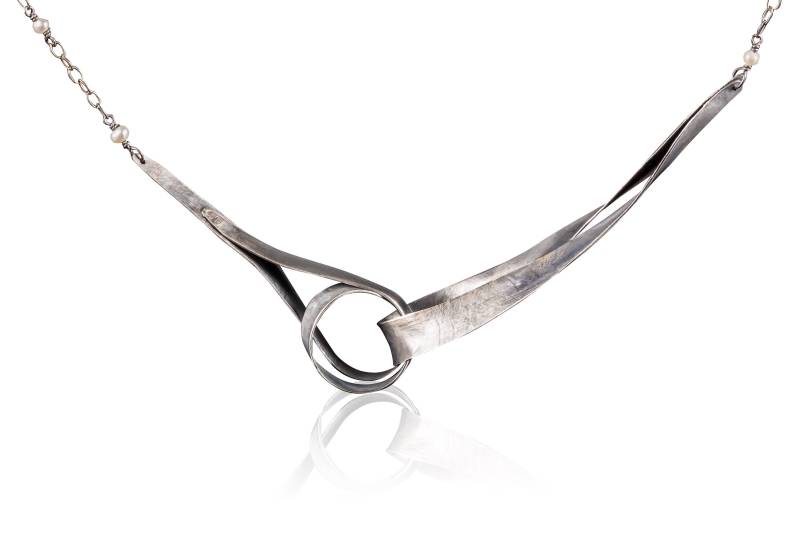 Silber Knoten Halskette von artjewelsz