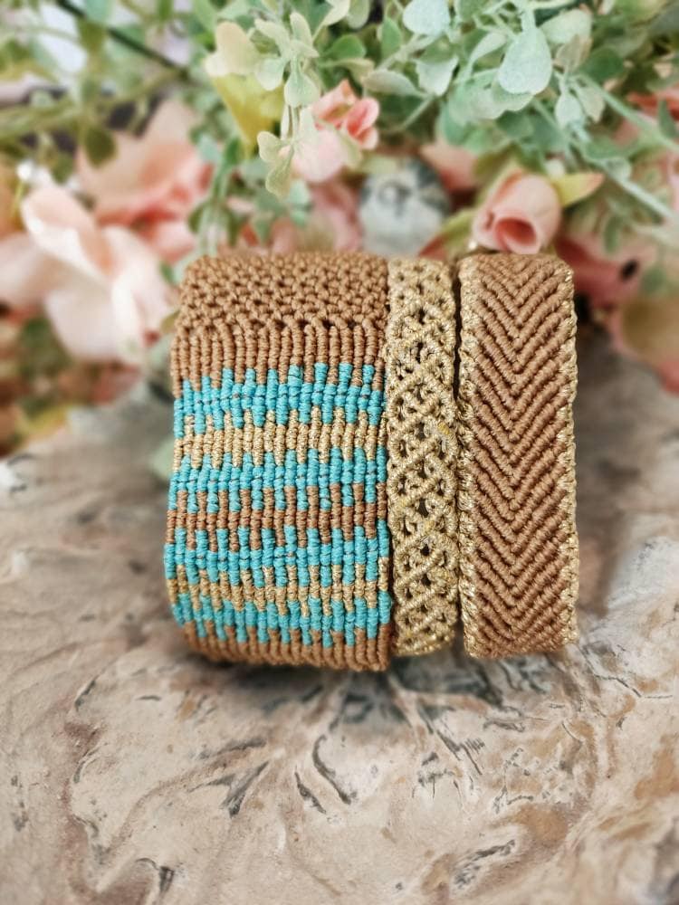 Makramee Armbänder 3Er Set von artlighty