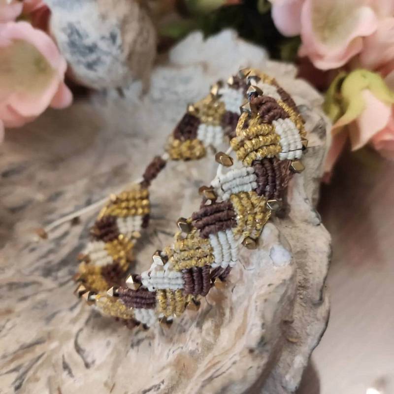 Makramee Armband Boho-Armband von artlighty