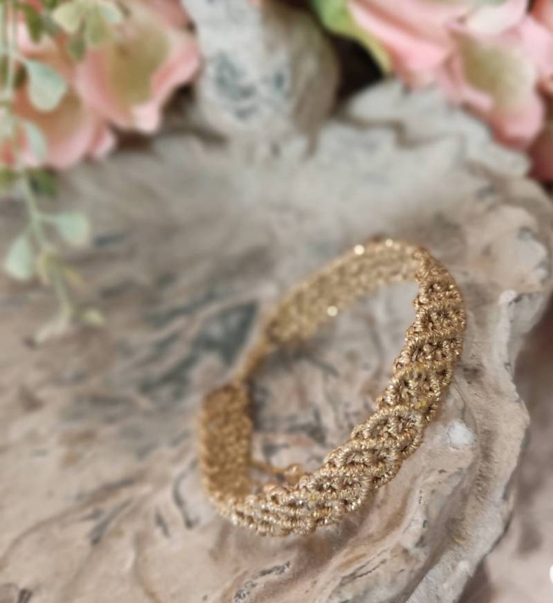 Makramee Armband Boho-Armband von artlighty