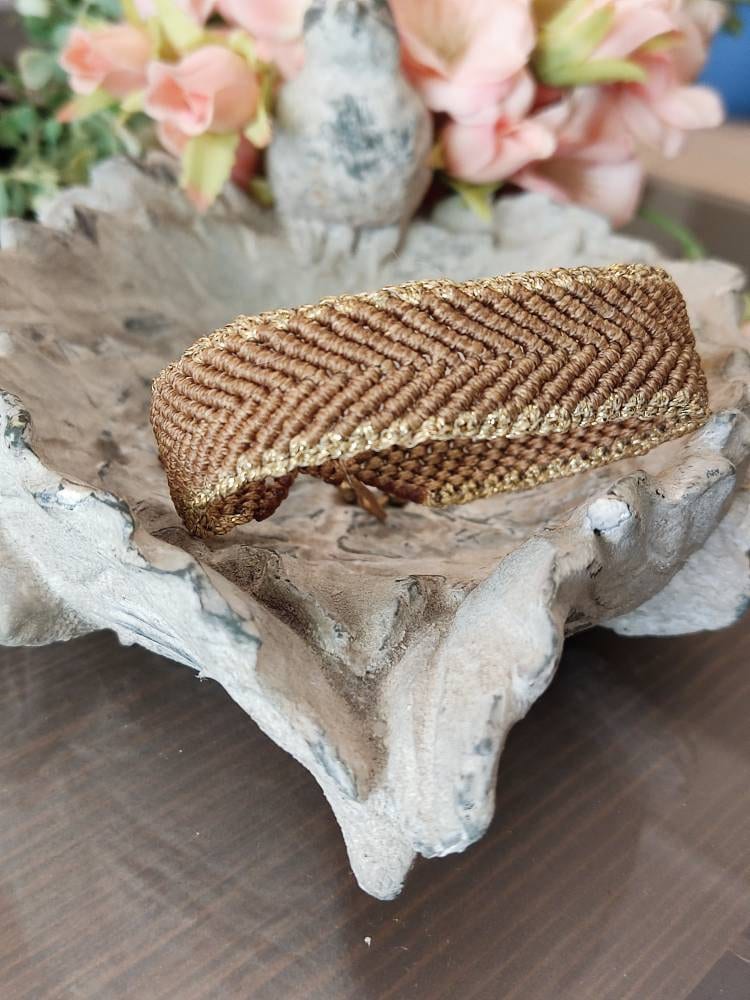 Makrameearmband Boho-Armband Makrameearmband Boho-Armband von artlighty