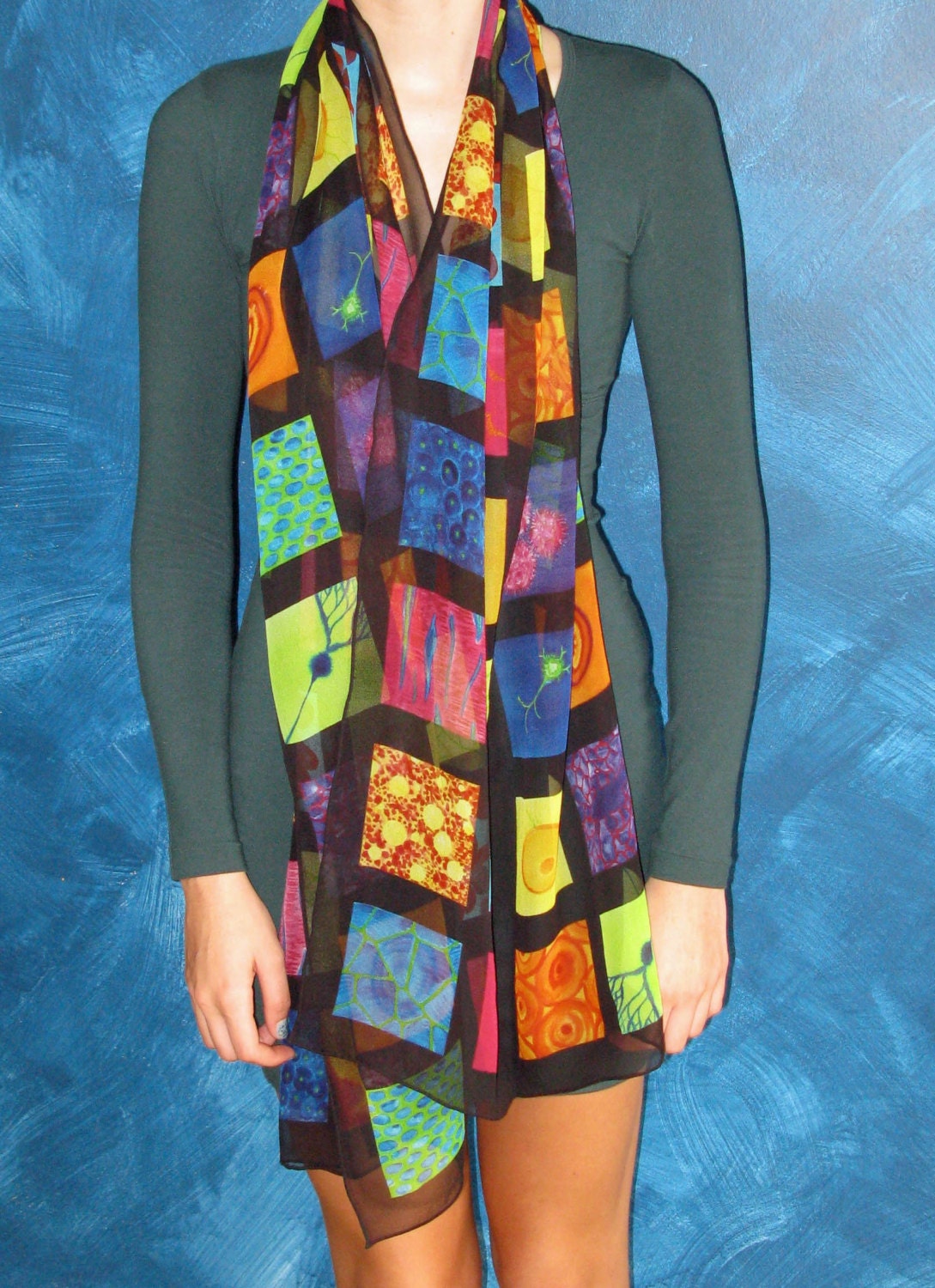 Portrait in Celle - Seidenchiffon Tuch von artologica