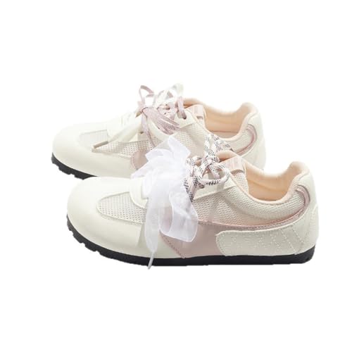arts fu fu Damen-Wanderschuhe Y2K-Schnürsenkel atmungsaktiv modisch süße Sneakers leicht bunt Netzstich Atmungsaktiv Weiß 38 arts fu fu Damen-Wanderschuhe Y2K-Schnürsenkel atmungsaktiv modisch süße Sneakers leicht bunt Netzstich Atmungsaktiv Weiß 38 von arts fu fu