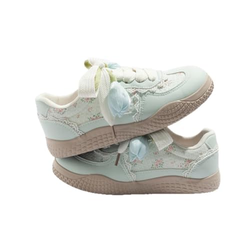 arts fu fu Damen-Wanderschuhe modische Schnürsenkel Y2K leicht atmungsaktiv süße Sneakers dekoratives Muster Dicke Sohle Blau 38 arts fu fu Damen-Wanderschuhe modische Schnürsenkel Y2K leicht atmungsaktiv süße Sneakers dekoratives Muster Dicke Sohle Blau 38 von arts fu fu