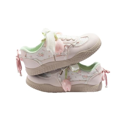 arts fu fu Damen-Wanderschuhe modische Schnürsenkel Y2K leicht atmungsaktiv süße Sneakers dekoratives Muster Dicke Sohle Rosa 38 arts fu fu Damen-Wanderschuhe modische Schnürsenkel Y2K leicht atmungsaktiv süße Sneakers dekoratives Muster Dicke Sohle Rosa 38 von arts fu fu