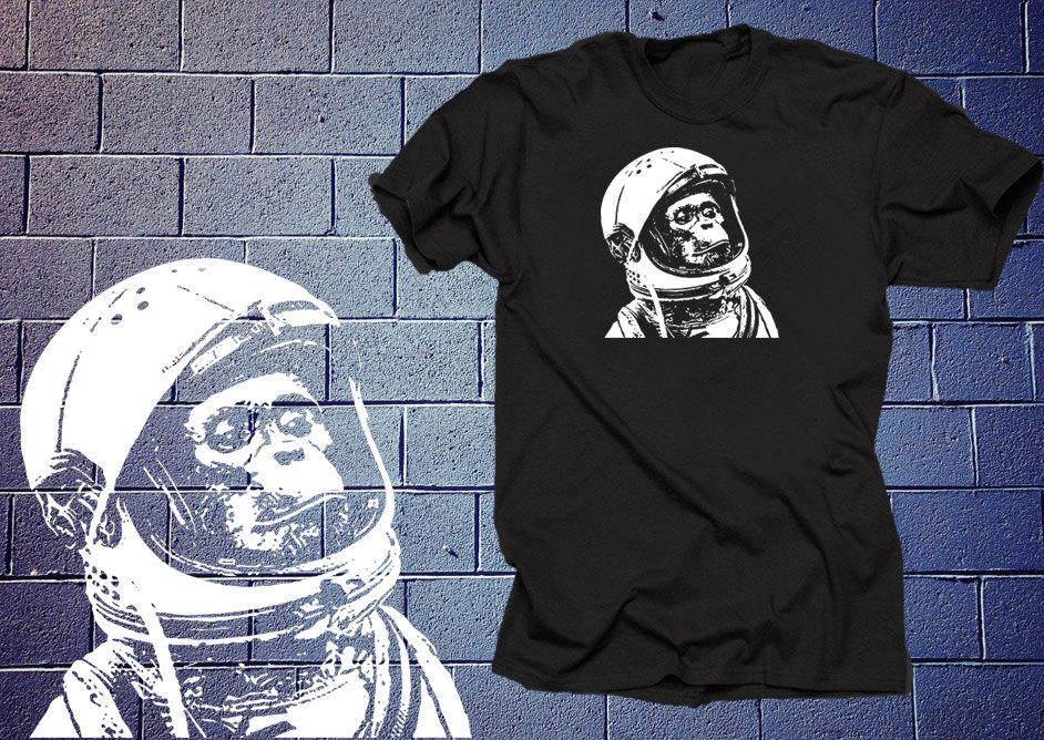 Astronaut Chimp T Shirt Lustige Affe Raum T-Shirt Planet Nasa T Geschenk Weihnachten Geburtstag Humor von artsyfartsytees