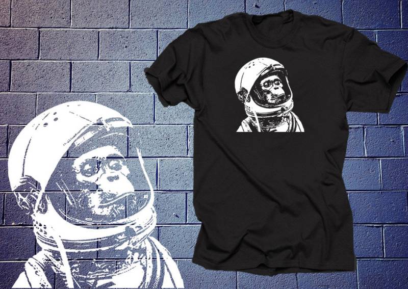 Astronaut Chimp T Shirt Lustige Affe Raum T-Shirt Planet Nasa T Geschenk Weihnachten Geburtstag Humor von artsyfartsytees