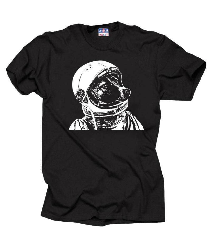 Astronaut Dog T-Shirt Shirt Lustige Hund Im Raum T-Shirt von artsyfartsytees