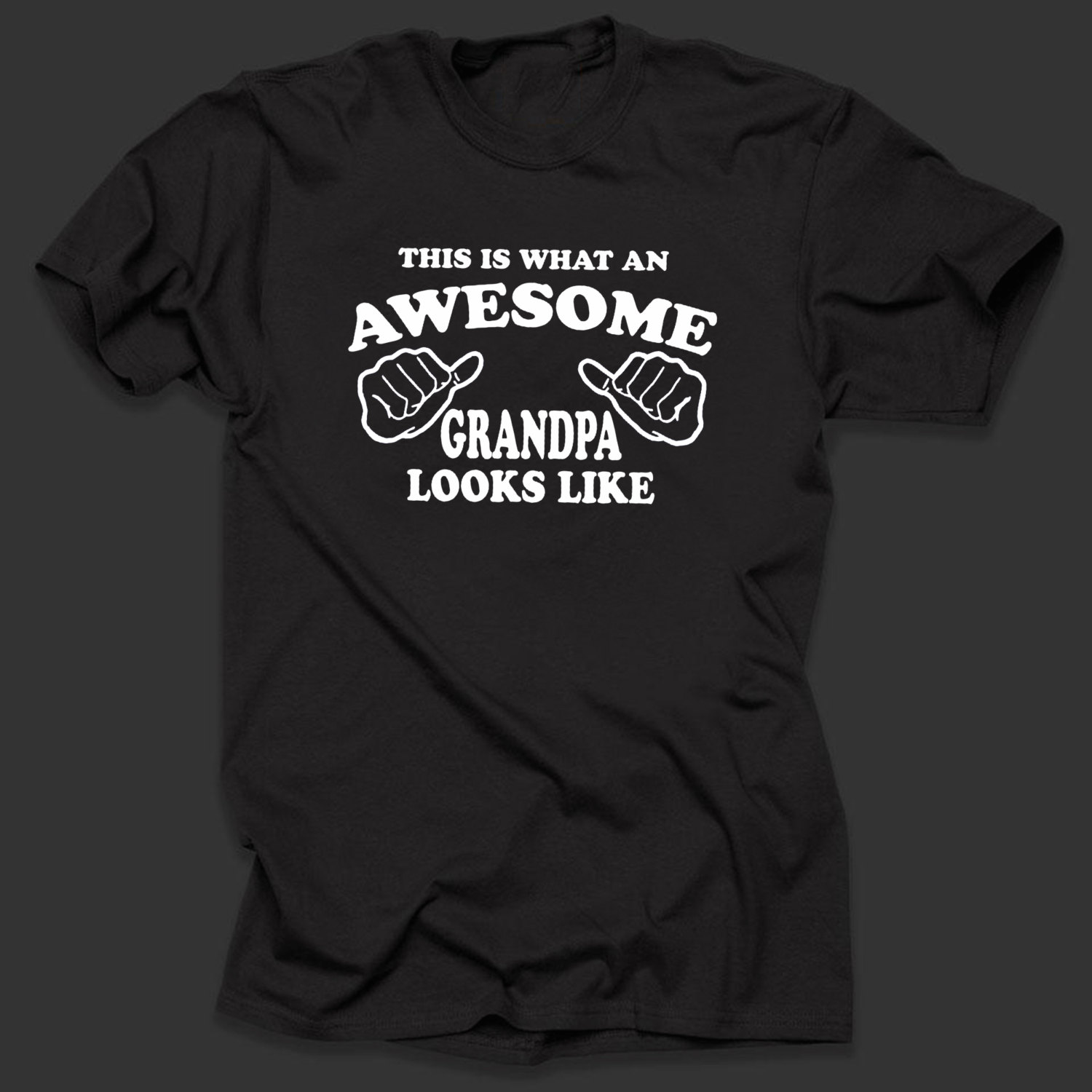 Großvater So Sieht Was Ein Awesome Opa T-Shirt-Geschenk-T-Shirt-Weihnachts-Geschenk von artsyfartsytees