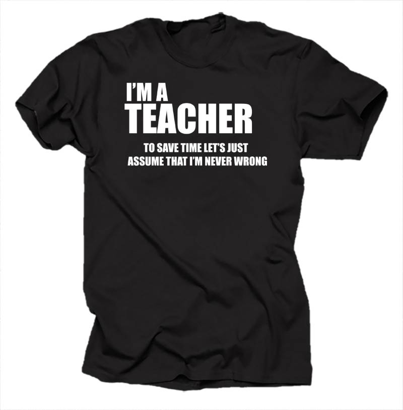 Ich Bin Ein Lehrer T Shirt Beruf Lustige Tshirt Geschenk Für von artsyfartsytees