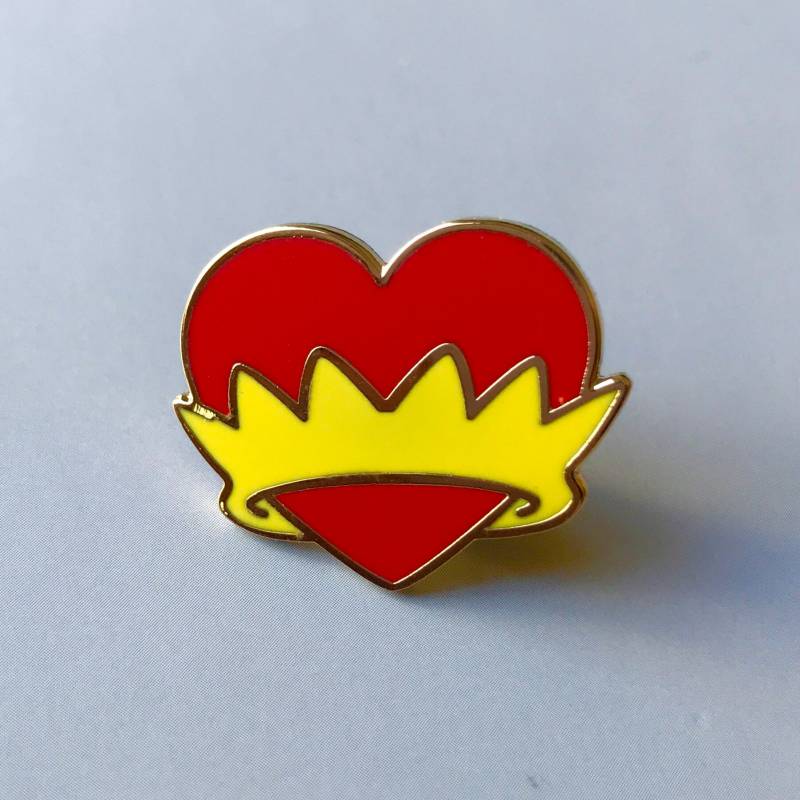 Royal Herz/Hard Enamel Pin True Love Royal Herz/Hard Enamel Pin True Love von artworkbydiego