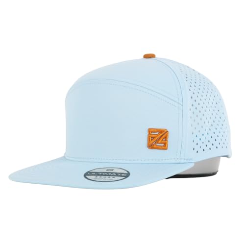 as ULTIMATE Snapback Cap Herren & Damen - Wasserabweisende Basecap Kappe für Männer & Frauen - Größenverstellbar (lightblue Brown) von as ULTIMATE