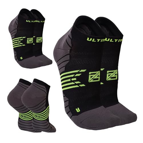 as ULTIMATE Sprint - 3 Paar Laufsocken & Sportsocken für Damen & Herren, compression socks für Running & Laufen schwarz von as ULTIMATE