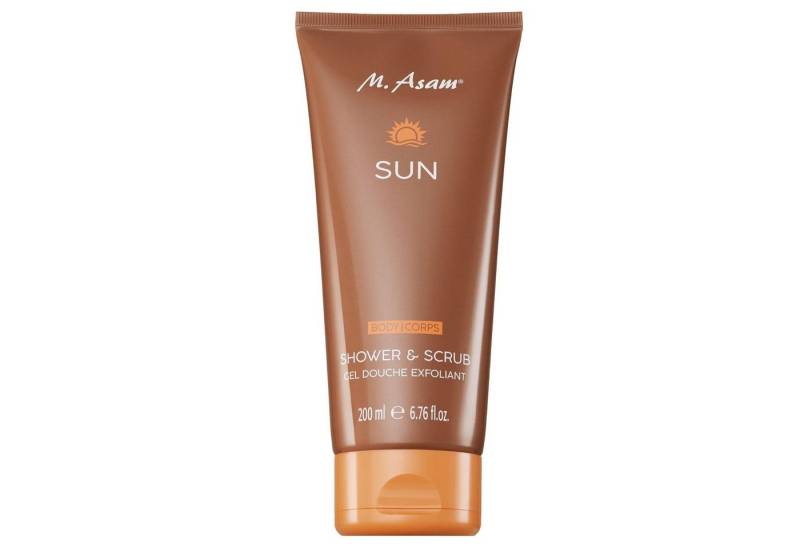 asambeauty Körperpeeling SUN Shower & Scrub Duschpeeling 200ml, Duschgel & Körperpeeling, 1-tlg. von asambeauty
