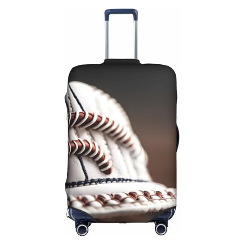 Gepäckabdeckung mit Baseball-Spitze und Nahaufnahme-Druck, Kofferschutz, Reisekofferabdeckung für Kinder und Erwachsene, passend für 18-32 Zoll von asbwuo