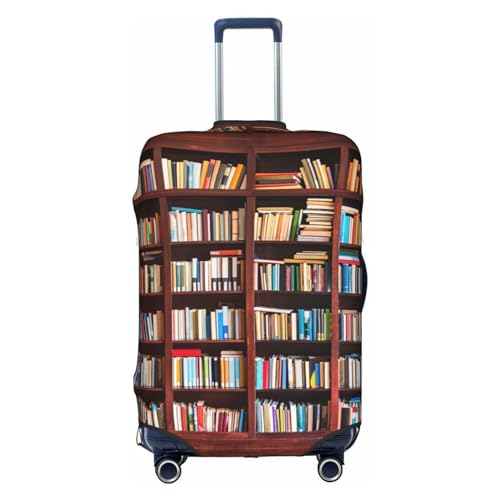 Gepäckabdeckung mit Bücherdruck, Kofferschutz, Reisekofferabdeckung für Kinder und Erwachsene, passend für 18-32 Zoll von asbwuo