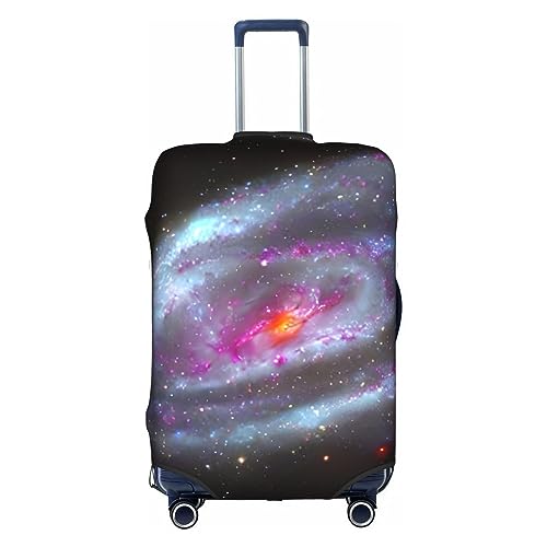 Gepäckabdeckung mit Buntem Galaxie-Print, Kofferschutz, Reisekoffer-Abdeckung für Kinder und Erwachsene, passend für 18-32 Zoll von asbwuo