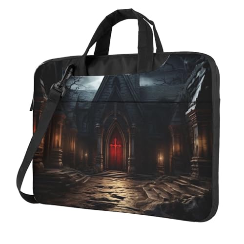 asbwuo Laptop-Umhängetasche für Herren und Damen, wasserdichte Aktentasche, Messenger Bag, Laptop-Hülle mit Riemengriff von asbwuo