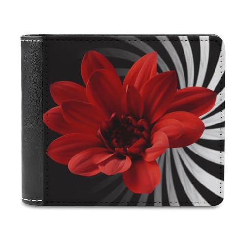asbwuo PU-Geldbörse für Herren, personalisierte Kartenhalter-Geldbörse, lustige rote Blume1-Aufdruck, Herren-Geldbörsen für Arbeit, Reisen und den täglichen Gebrauch asbwuo PU-Geldbörse für Herren, personalisierte Kartenhalter-Geldbörse, lustige rote Blume1-Aufdruck, Herren-Geldbörsen für Arbeit, Reisen und den täglichen Gebrauch von asbwuo