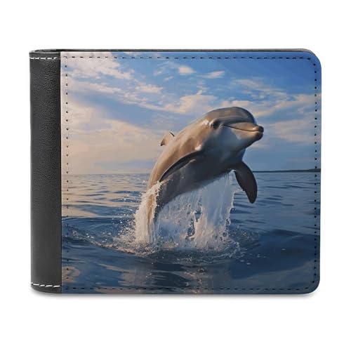 asbwuo PU-Geldbörse für Herren, personalisierte Kartenhalter-Geldbörse, lustiger, süßer Delfin-Print, Herren-Geldbörsen für Arbeit, Reisen und den täglichen Gebrauch asbwuo PU-Geldbörse für Herren, personalisierte Kartenhalter-Geldbörse, lustiger, süßer Delfin-Print, Herren-Geldbörsen für Arbeit, Reisen und den täglichen Gebrauch von asbwuo