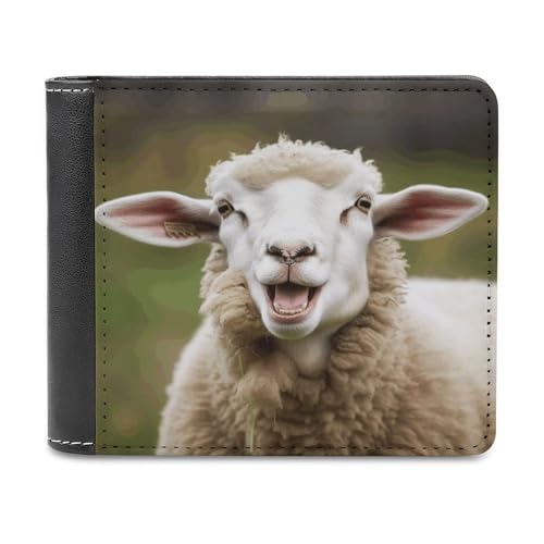 asbwuo Pu-Geldbörse für Herren, personalisierte Kartenhalter-Geldbörse, lustige, freche Schafzunge, niedlicher Tierdruck, Herren-Geldbörsen für Arbeit, Reisen und den täglichen Gebrauch asbwuo Pu-Geldbörse für Herren, personalisierte Kartenhalter-Geldbörse, lustige, freche Schafzunge, niedlicher Tierdruck, Herren-Geldbörsen für Arbeit, Reisen und den täglichen Gebrauch von asbwuo
