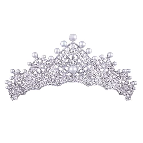 Krone Strass Tiara Braut Haarband Haarschmuck Prinzessin Krone Mode Hochzeit Haarschmuck Krone von asdchZen