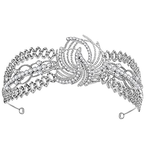 Luxuriöse Brautkrone, Strass-Stirnbänder für Damen und Mädchen, Prinzessinnen-Diadem, Party-Schmuck, Kopfschmuck, Brautschmuck, Hochzeits-Haarschmuck, Krone von asdchZen