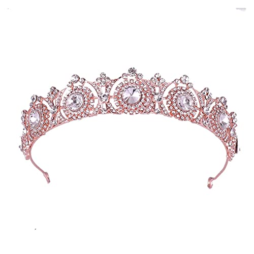 Stirnband Tiara Hochzeit Hochzeit Krone Braut Kopfschmuck Barock Kristall Strass Kopfschmuck und Krone Braut Party Krone Tiara Hochzeit Haarschmuck Krone von asdchZen