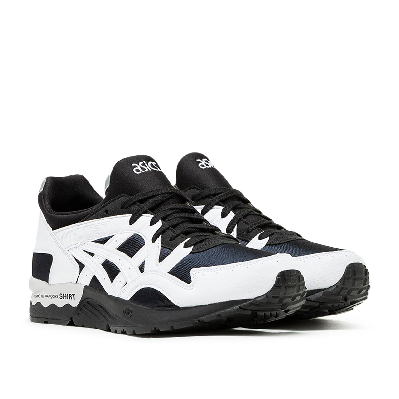 asics x comme des garçons shirt gel lyte v (black) von asics